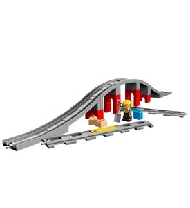 Игрушка Lego Дупло Железнодорожный мост и рельсы