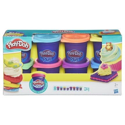 Игровой набор Play-Doh Plus из 8 баночек