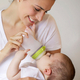 Набор бутылочек для кормления COMO TOTO, цвет зелёный (150 мл.) Natural Feel Baby Bottle (150TG-EN)