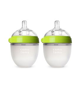 Набор бутылочек для кормления COMO TOTO, цвет зелёный (150 мл.) Natural Feel Baby Bottle (150TG-EN) Набор бутылочек для кормления COMO TOTO, цвет зелёный (150 мл.) Natural Feel Baby Bottle (150TG-EN)