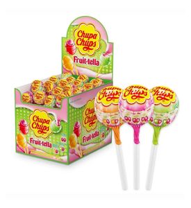Карамель Chupa Chups Fruit-tella с жевательной конфетой, 70 шт по 17г