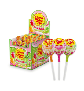 Карамель Chupa Chups Fruit-tella с жевательной конфетой, 70 шт по 17г Карамель Chupa Chups Fruit-tella с жевательной конфетой, 70 шт по 17г