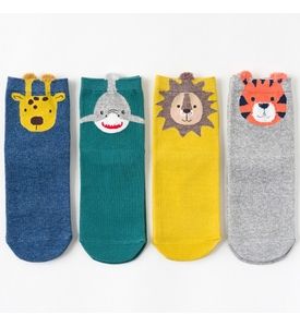 Caramella Набор детских носков «Джунгли», 4 пары