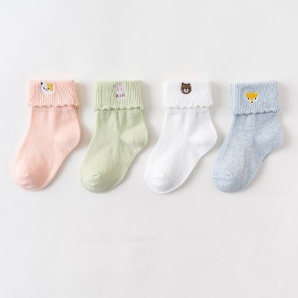 Caramella Набор детских носков «Зверята», 4 пары