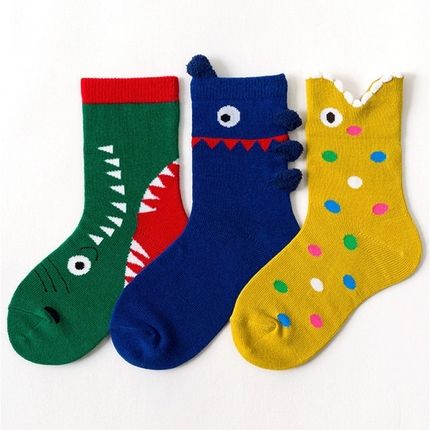 Caramella Набор детских носков «Монстрики» в мягкой упаковке, 3 пары