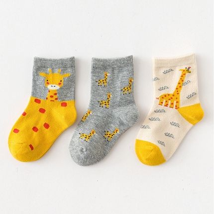 Caramella Набор детских носков «Жираф-2» в мягкой упаковке, 3 пары