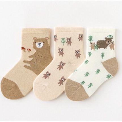 Caramella Набор детских носков «Мишки в лесу» в мягкой упаковке, 3 пары