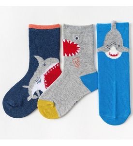 Caramella Набор детских носков «Акулы» в мягкой упаковке, 3 пары