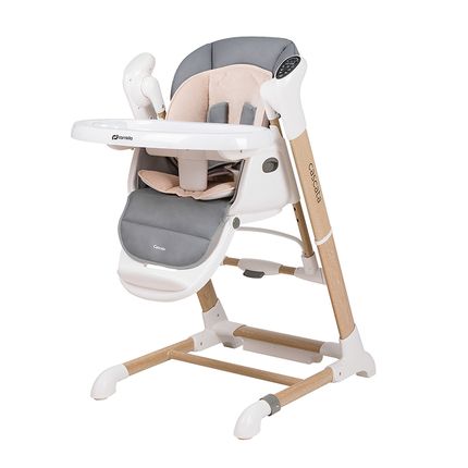 Carrello Стульчик для кормления Cascata Space Grey Wooden CRL-10303