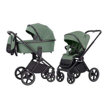 Carrello Коляска 2 В 1 Carrello Ultimo Fern Green черная рама CRL-6518 Carrello Коляска 2 В 1 Carrello Ultimo Fern Green черная рама CRL-6518