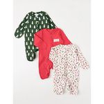 Carrot 10002259 Набор из трех слипов "Every day" Снеговик (зелёный) Carrot 10002259 Набор из трех слипов "Every day" Снеговик (зелёный)