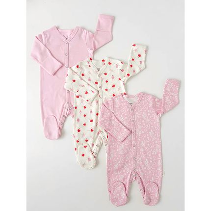 Carrot 10002259 Набор из трех слипов на кнопках "Every day" Балет (розовый) Carrot 10002259 Набор из трех слипов на кнопках "Every day" Балет (розовый)