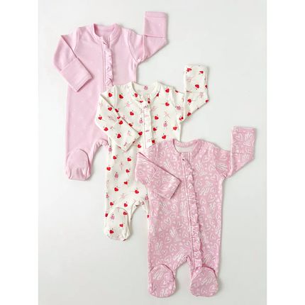 Carrot 10002373 Набор из трех слипов с рюшей "Балет" на молнии (розовый) Carrot 10002373 Набор из трех слипов с рюшей "Балет" на молнии (розовый)