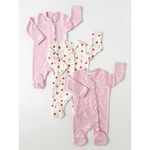 Carrot 10002373 Набор из трех слипов с рюшей "Балет" на молнии (розовый)