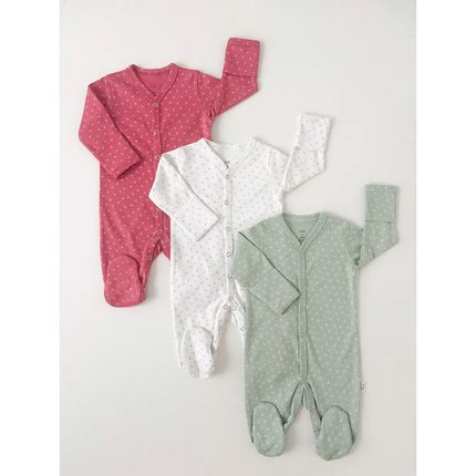 Carrot 10002259 Набор из трех слипов на кнопках "Every day" "Цветочек-горошек" (бордовый) Carrot 10002259 Набор из трех слипов на кнопках "Every day" "Цветочек-горошек" (бордовый)