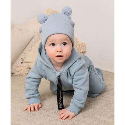 Carrot 10002222 Шапка с ушками (сине-серый) Carrot 10002222 Шапка с ушками (сине-серый)