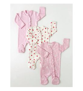 Carrot 10002373 Набор из трех слипов с рюшей "Балет" на молнии (розовый)