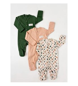 Carrot 10002259 Набор из трех слипов "Every day" Holiday (зелёный)