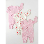 Carrot 10002259 Набор из трех слипов на кнопках "Every day" Балет (розовый) Carrot 10002259 Набор из трех слипов на кнопках "Every day" Балет (розовый)