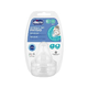 CHICCO Physio Соски для бутылочек PERFECT5, 6мес+., для густой пищи, сил, 2 шт
