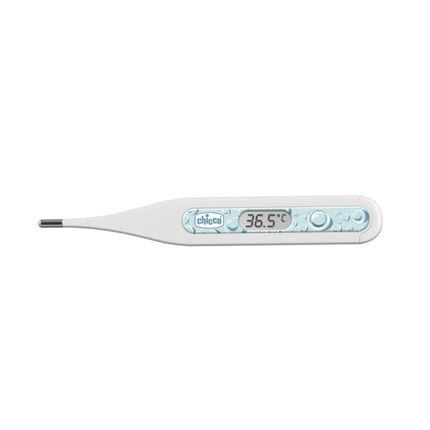 CHICCO Термометр педиатрический цифровой DigiBaby,3-в-1,в футляре,0мес.+, бирюзовый
