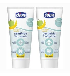 CHICCO Набор детских зубных паст, Банана 2шт 00002320100180