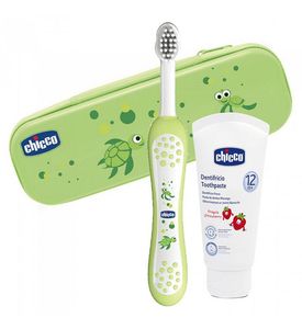CHICCO Набор детский для чистки зубов (зеленый)