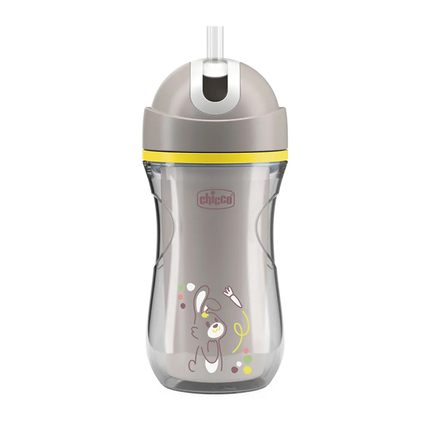 CHICCO Поильник Sport Cup 14м+, серый