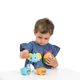 CHICCO Игрушка-пирамидка 3 в 1 “Весёлые животные”