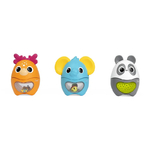 CHICCO Игрушка-пирамидка 3 в 1 “Весёлые животные”