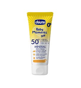 CHICCO Крем минеральный солнцезащитный SPF50+, 75 мл