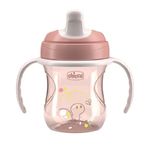 CHICCO Поильник Training Cup 200 мл, 6 м+ розовый