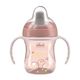 CHICCO Поильник Training Cup 200 мл, 6 м+ розовый
