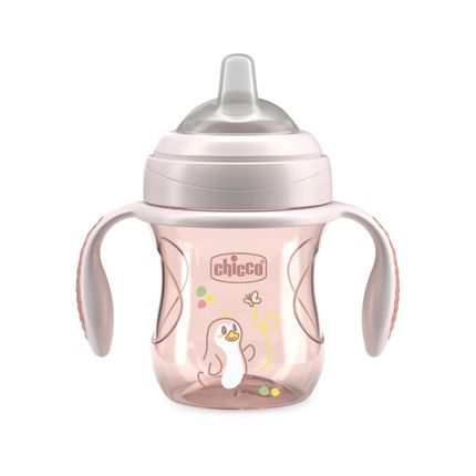 CHICCO Поильник Training Cup 200 мл, 4м+ розовый
