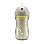 CHICCO Поильник Sport Cup 14м+, серый