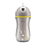 CHICCO Поильник Sport Cup 14м+, серый
