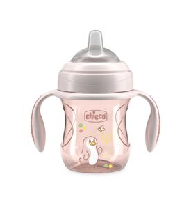 CHICCO Поильник Training Cup 200 мл, 4м+ розовый