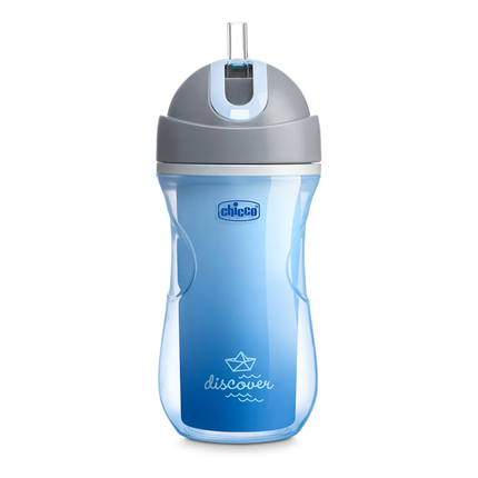 CHICCO Поильник Sport Cup 14м+, голубой