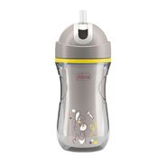 CHICCO Поильник Sport Cup 14м+, серый