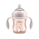 CHICCO Поильник Training Cup 200 мл, 4м+ розовый