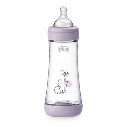 CHICCO Бутылочка PERFECT5 Girl 4м+, быстр. поток, 300мл. CHICCO Бутылочка PERFECT5 Girl 4м+, быстр. поток, 300мл.