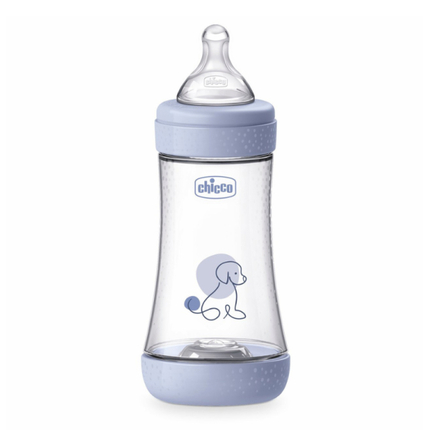 CHICCO Бутылочка PERFECT5 Boy 2м+, норм. поток, 240мл. CHICCO Бутылочка PERFECT5 Boy 2м+, норм. поток, 240мл.