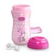 CHICCO Чашка-поильник Shiny Cup (носик ободок), 1шт., 14мес+, 266 мл., цвет розовый