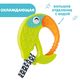 CHICCO Прорезыватель-игрушка с зубным кольцом Fresh Funny Teether Toucan 6мес+