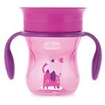CHICCO Чашка-поильник Perfect Cup (Носик 360), 1шт., 12мес+, 200 мл., цвет розовый