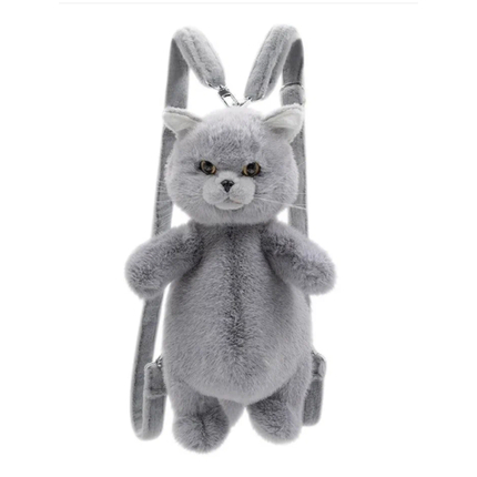 Chongker Рюкзак-игрушка реалистичная кошка Британский кот