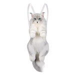 Chongker Рюкзак-игрушка реалистичная кошка Мэйн-Кун (серый) Chongker Рюкзак-игрушка реалистичная кошка Мэйн-Кун (серый)