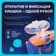 Бутылка для воды COCOSMILE Round 630 мл (с трубочкой) «Астронавт», синяя. Арт. YD-8509