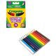 Crayola 4112 12 коротких цветных карандашей