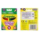 Crayola 4112 12 коротких цветных карандашей